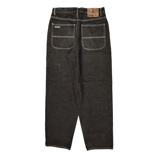 Pelle Baggy Jeans - 33W 33L Black Cotton