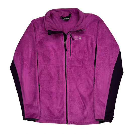 Mountain Hard Wear Fleece Jacket - Large Purple Polyester