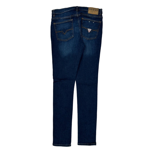 Guess Skinny Jeans - 29W UK 10 Dark Wash Cotton Blend