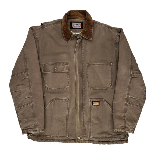 Big Smith Jacket - XL Brown Cotton