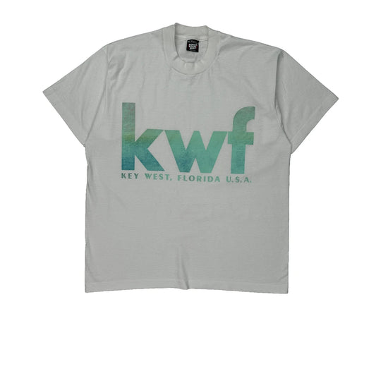 Key West, Florida U.S.A. Screen Stars Graphic T-Shirt - XL White Cotton Blend