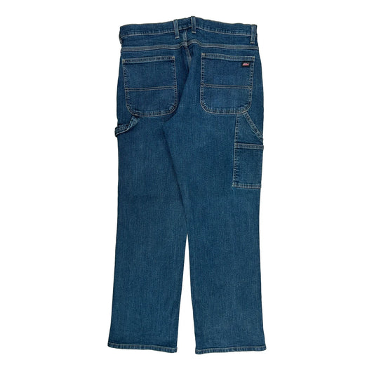 Dickies Carpenter Jeans - 36W 32L Blue Cotton