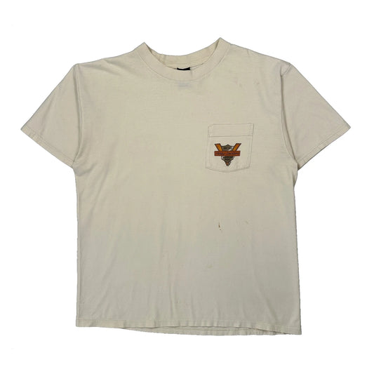 Barnett Harley-Davidson El Paso, Texas Harley Davidson Graphic T-Shirt - XL Cream Cotton
