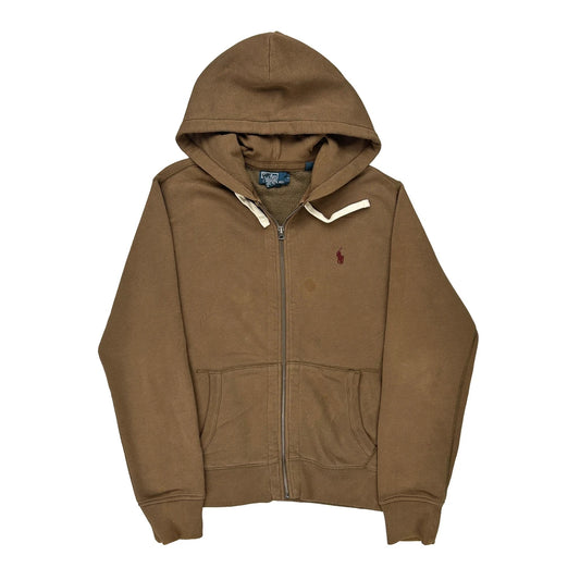 Polo By Ralph Lauren Hoodie - Medium Brown Cotton Blend