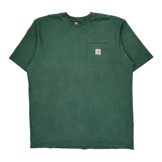 Carhartt T-Shirt - XL Green Cotton