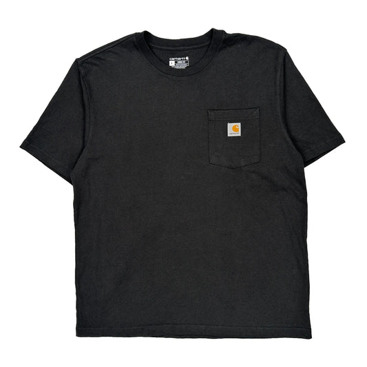 Carhartt T-Shirt - Large Black Cotton
