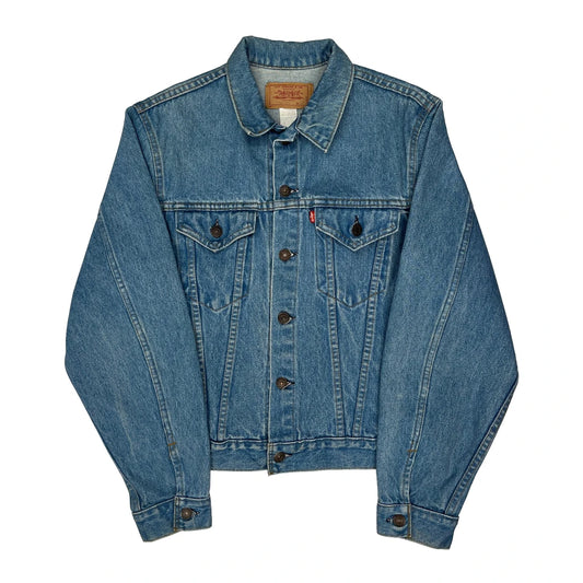 80S Made In USA Levis Denim Jacket - XL Blue Cotton