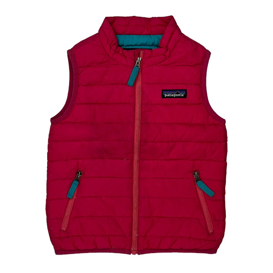 Vintage Age 3 Patagonia Gilet - XS Red Polyester