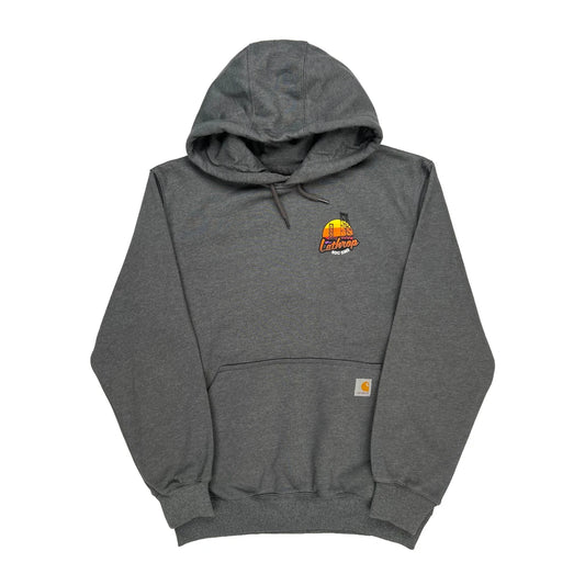 Rain Defender Carhartt Hoodie - Medium Grey Cotton Blend
