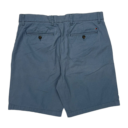 Tommy Hilfiger Chino Shorts - 34W 10L Blue Cotton