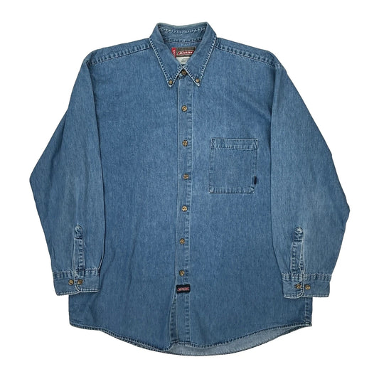 Dickies Denim Shirt - XL Blue Cotton