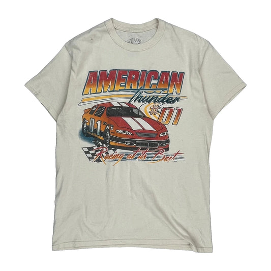 Racing Native Of The Weekend Nascar T-Shirt - Medium Cream Cotton