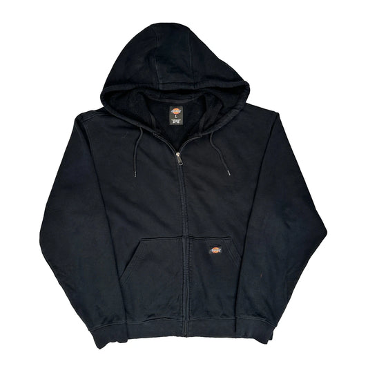 Dickies Hoodie - Large Black Cotton Blend
