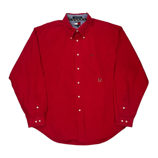Tommy Hilfiger Shirt - XL Red Cotton