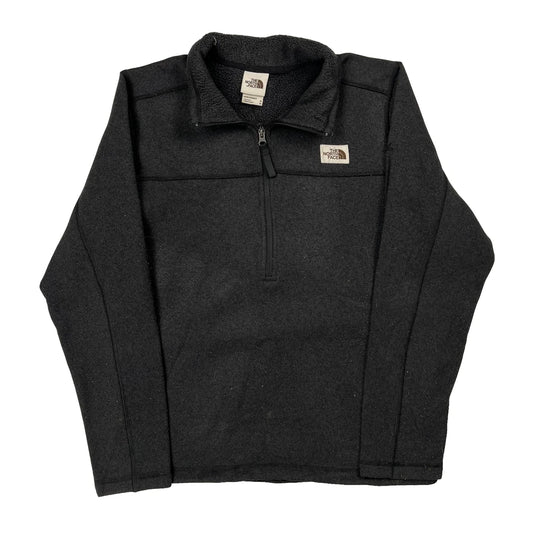 The North Face 1/4 Zip - Medium Black Polyester
