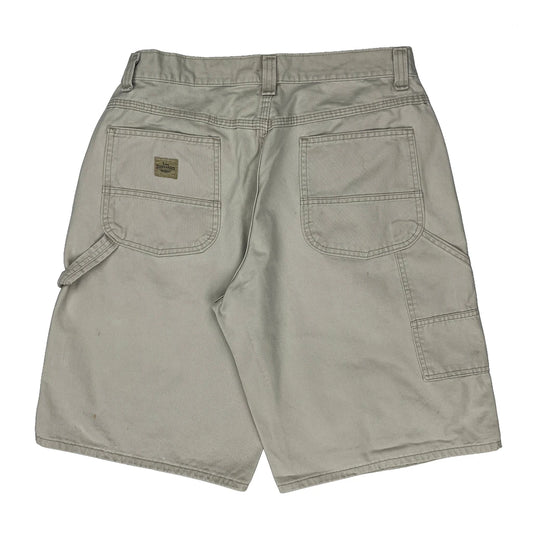 Dickies Carpenter Shorts - 31W 11L Beige Cotton