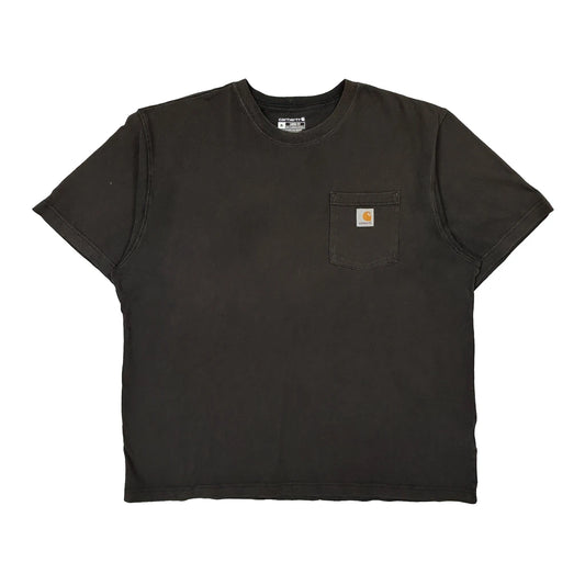 Vintage Carhartt T-Shirt - XL Black Cotton