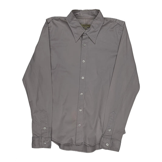 Burberry Shirt - Small Grey Cotton