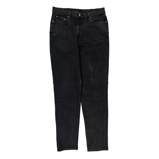 512 Levis Slim Fit Jeans - 31W 31L Black Cotton Blend