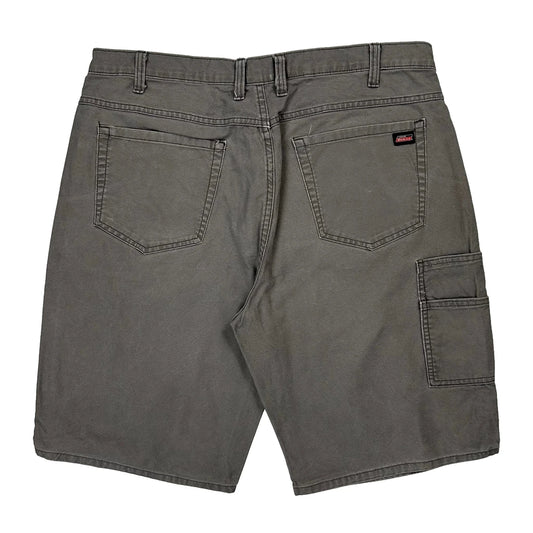 Dickies Carpenter Shorts - 38W 11L Grey Cotton