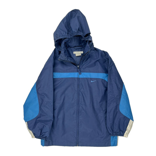 Age 11-12 Nike Windbreaker - Medium Blue Polyester
