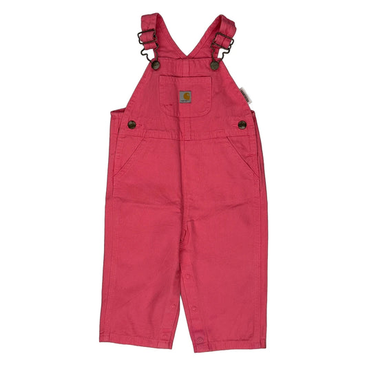 Age 12 Months Carhartt Dungarees - 2XS Pink Cotton