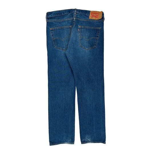 501 Levis Jeans - 36W 32L Blue Denim
