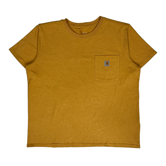 Carhartt T-Shirt - XL Gold Cotton