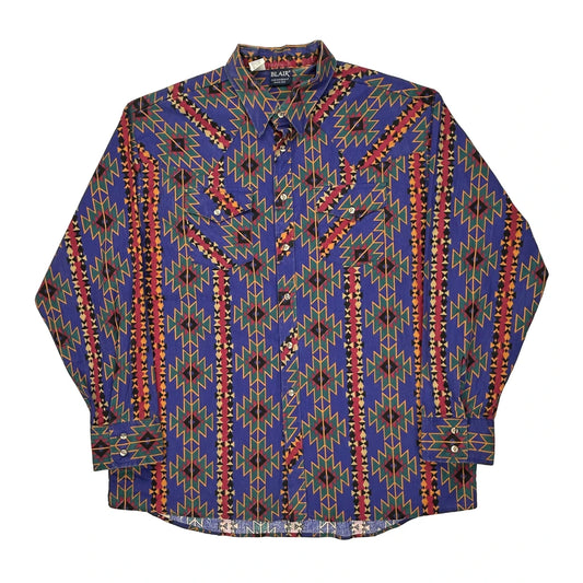 Made In USA Blair Patterned Shirt - XL Multicoloured Cotton