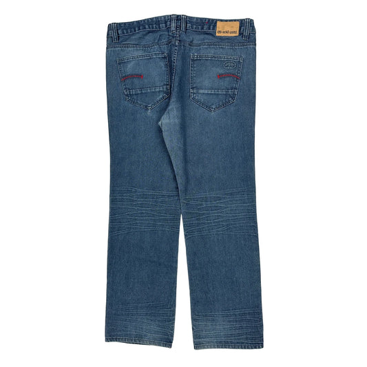 Ecko Unltd Contrast Stitch Jeans - 38W 30L Blue Denim