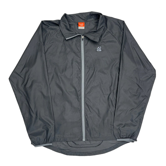 Nike Windbreaker - Large Grey Polyester