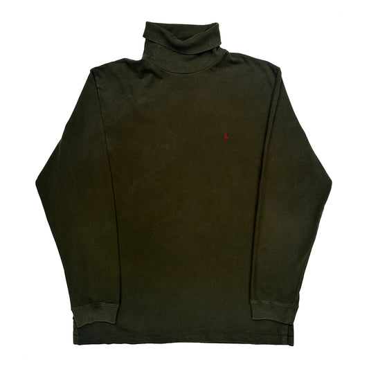Polo By Ralph Lauren Rollneck - XL Green Cotton