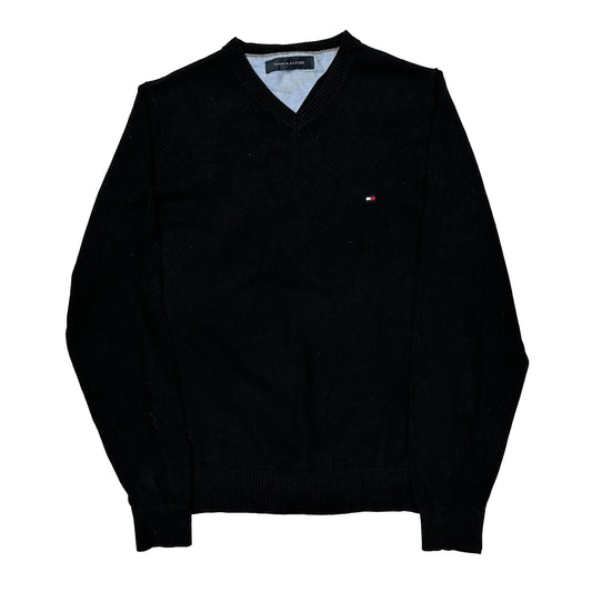 Tommy Hilfiger Jumper - Medium Black Cotton Blend