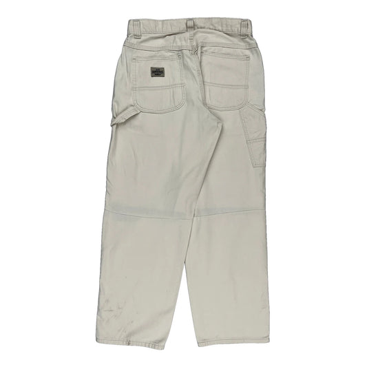 Lee Carpenter Trousers - 32W 30L White Cotton