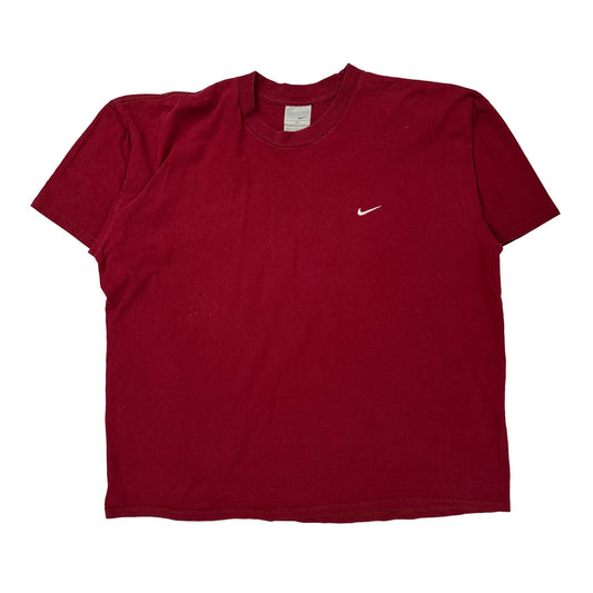 Nike T-Shirt - XL Red Cotton