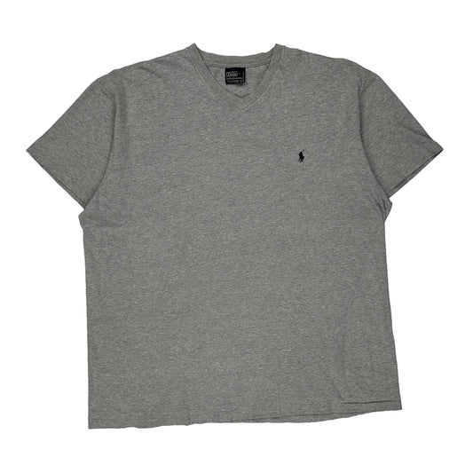 Polo By Ralph Lauren T-Shirt - Large Grey Cotton