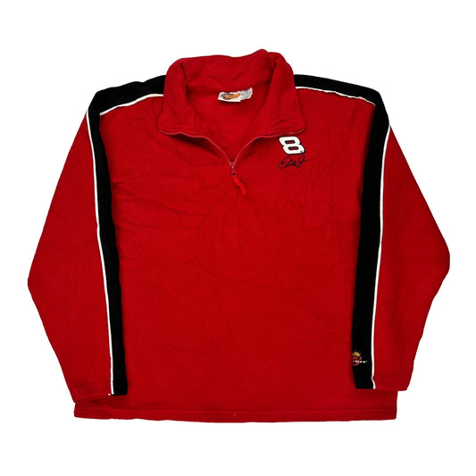 Dale Jr. Winners Circle Nascar 1/4 Zip - XL Red Polyester