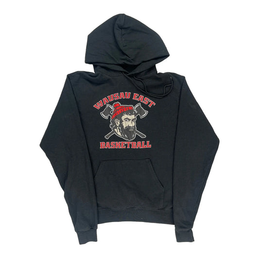 Wausau East Basketball Champion Graphic Hoodie - Small Black Cotton