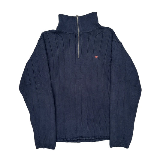 Polo By Ralph Lauren 1/4 Zip - XL Navy Cotton