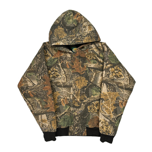 Age 12-13 Cabelas Camo Jacket - Large Camo Cotton Blend
