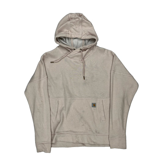 Carhartt Hoodie - Large Beige Cotton