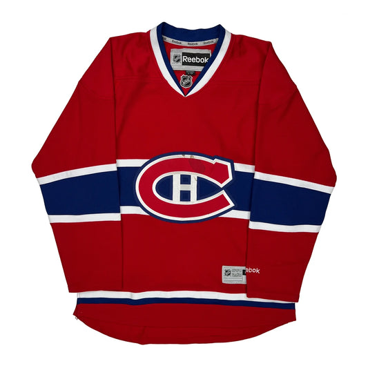 Montreal Canadiens Reebok Nhl Jersey - Large White Polyester
