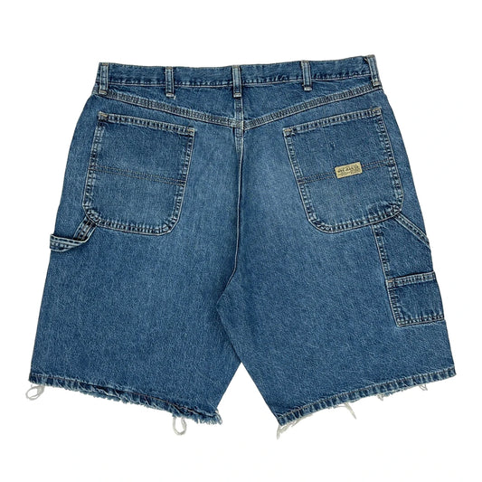 Wrangler Carpenter Shorts - 38W 11L Blue Denim