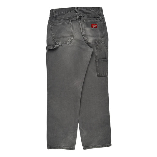 Dickies Carpenter Trousers - 29W UK 10 Grey Cotton