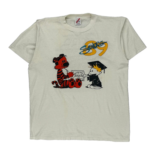 Jerzees Single Stitch T-Shirt - XL White Cotton