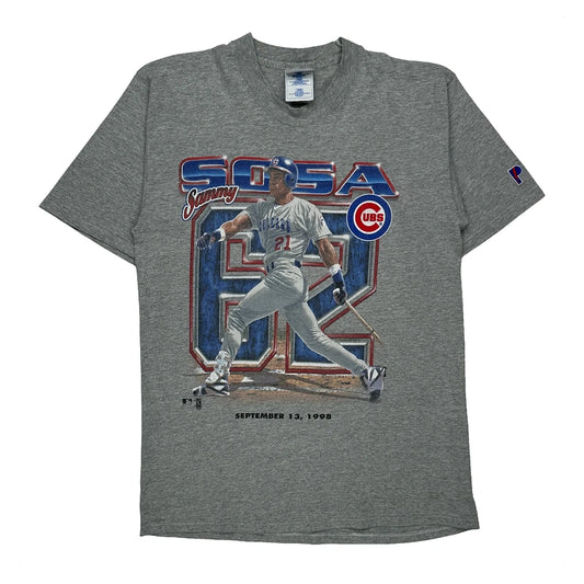 Vintage Age 13-15, Made In USA, Chicago Cubs Pro Player Mlb T-Shirt - XL Grey Cotton Blend