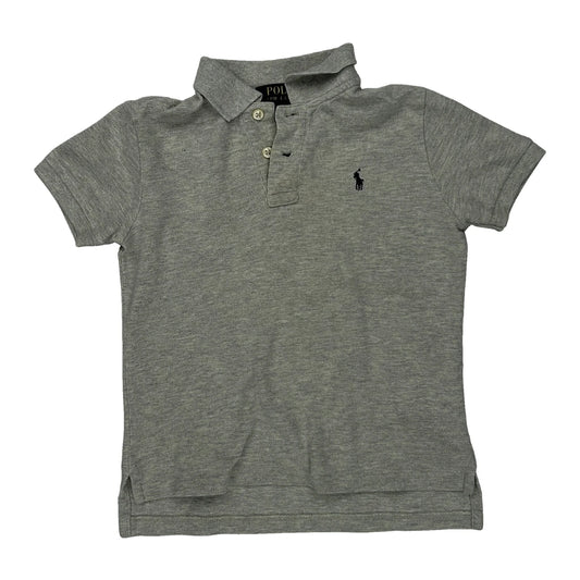 Age 5 Polo By Ralph Lauren Polo Shirt - Small Grey Cotton