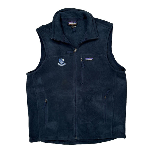 Vintage Synchilla Patagonia Gilet - Large Navy Polyester