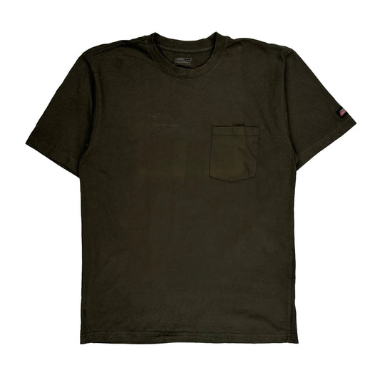 Dickies T-Shirt - Large Brown Cotton