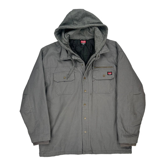 Wrangler Jacket - XL Grey Cotton Blend